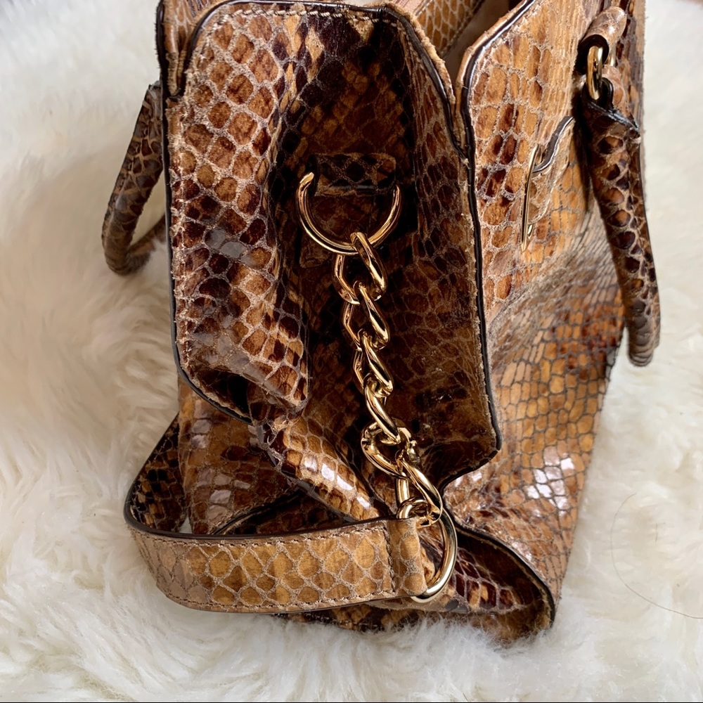 Michael Kors Hamilton Python Satchel - image 5